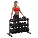 Body Solid Powerline 3 Tier 36 inch Dumbbell Rack (GDR363)