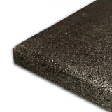 15mm Black Rubber Tile / Gym Mat (Commercial Grade High Density) (1m x 1m)