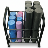 Venom Foam Roller and Yoga Mat Storage Cart