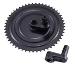 Air Bike Bell Crank and Chain Wheel Set