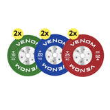 110kg Venom Competition Bumper Plate Package