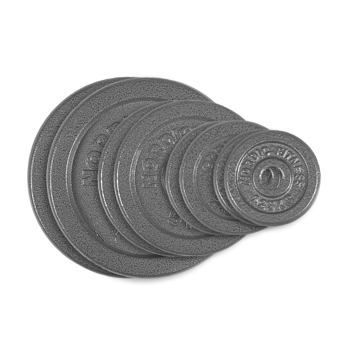115kg Cast Iron 27mm Weight Plate Package – view 2