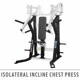Jerai Plate Load Isolateral Incline Chest Press (Load On)