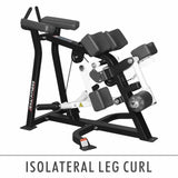 Jerai Plate Load Isolateral Leg Curl (Load on)