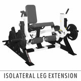 Jerai Plate Load Isolateral Leg Extension (Load On)