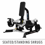 Jerai seated Standing Shrugs