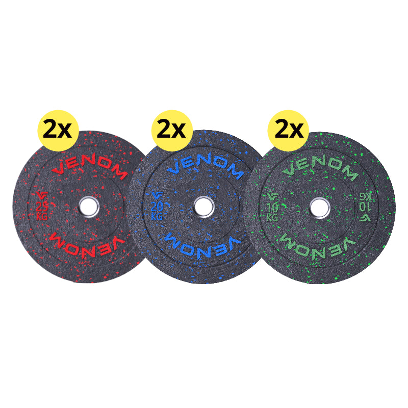 110kg Olympic Bumper Plate Package