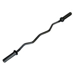 Olympic EZ Curl Barbell - Black (50mm)