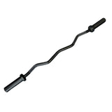 Olympic EZ Curl Barbell - Black (50mm)