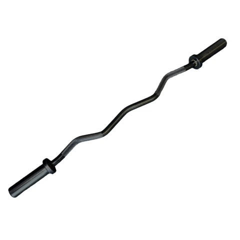 Olympic EZ Curl Barbell - Black (50mm)