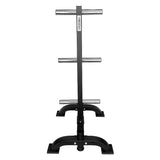 Olympic Bumper Plate Tree with Bar Storage