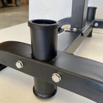 Olympic Bumper Plate Tree with Bar Storage