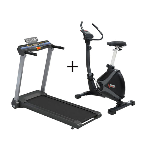 TRAX Walker S2 Treadmill + DKN Exercise Bike M460
