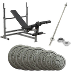 Bodysolid Bench Press + 85kg plate and bar package