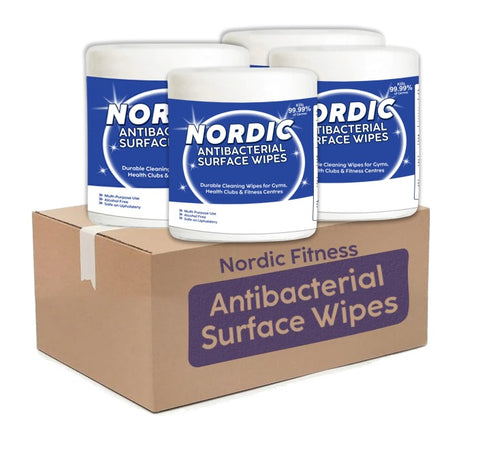 Economy Antibacterial Gym Wipes - 4x Rolls