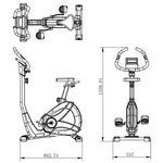 TRAX Walker S2 Treadmill + DKN Exercise Bike M460