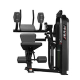 Jerai Abdominal Machine (Club Line) JCR-601, front view showing seat, shoulder pads and leg rollers