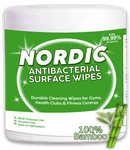 Antibacterial Gym Wipes (100% Bamboo) (40 Rolls)