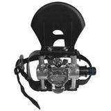 Spin Bike Pedals, SPD Pedal Set with Toe Cages, Straps and Shoe Hardware, 9/16