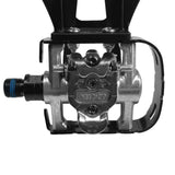 Spin Bike Pedals, SPD Pedal Set with Toe Cages, Straps and Shoe Hardware, 9/16
