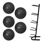 Slam Ball & Storage Rack Package (3kg - 15kg)