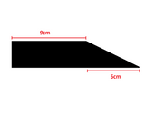 20mm EPDM Rubber Gym Floor Tile Ramp Edge - 500mm