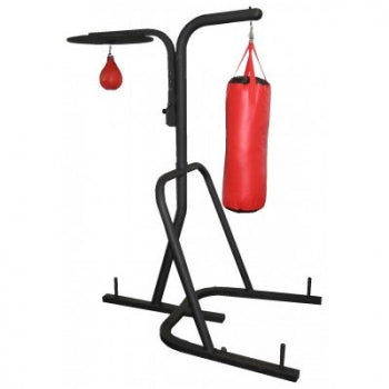 Heavy Duty Boxing Bag and Speedball Stand