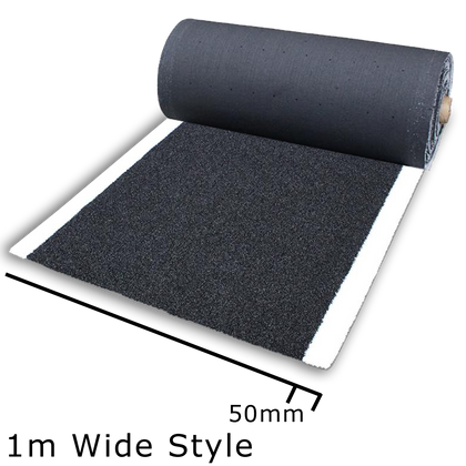 Gym Sled Turf - Black with White Border 1m x10m