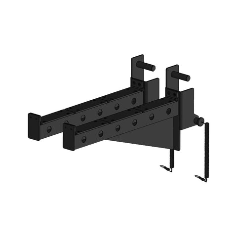Modular Rig - Safety Spotter Arm Pair for 75mm Tube