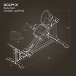 Body Solid Compact Leg Press (GCLP100)