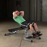 Body Solid Heavy Duty Flat Incline Decline Bench (GFID71B)