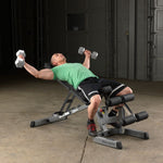 Body Solid Heavy Duty Flat Incline Decline Bench (GFID71B)