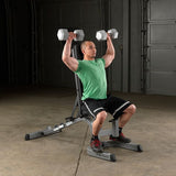 Body Solid Heavy Duty Flat Incline Decline Bench (GFID71B)