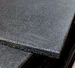 15mm Rubber Floor Tile Gym Mat (1m x 1m) (Black)